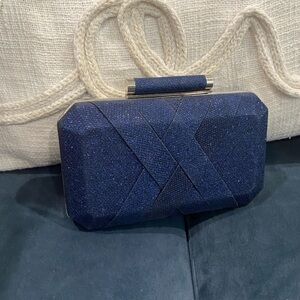 Evening Navy Clutch